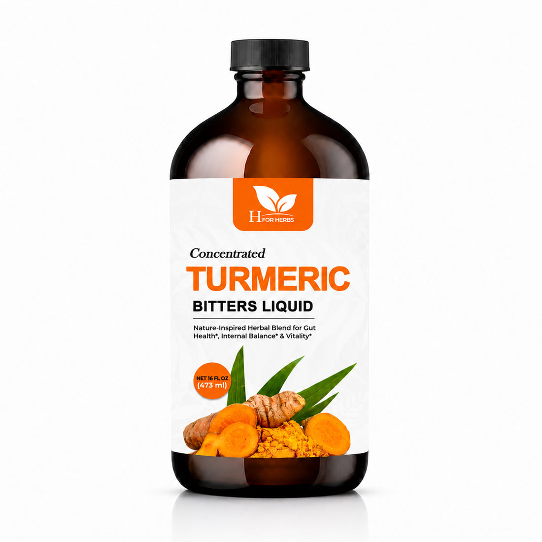 Turmeric Bitters Liquid 16 oz Concentrated Herbal Blend